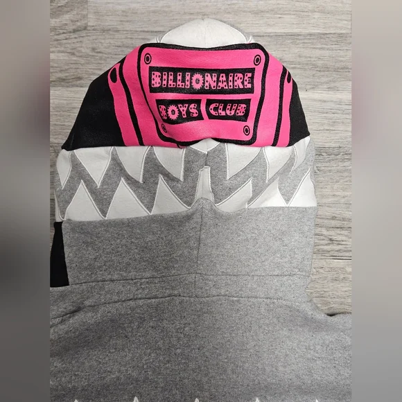New Y2K Billionaire Boys Club S05 Robot Hoodie Pink 2XL Pharrell